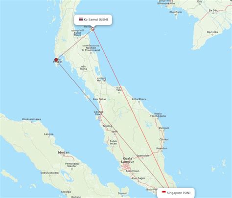 $134 Flights from Singapore (SIN) to Koh Samui (USM).